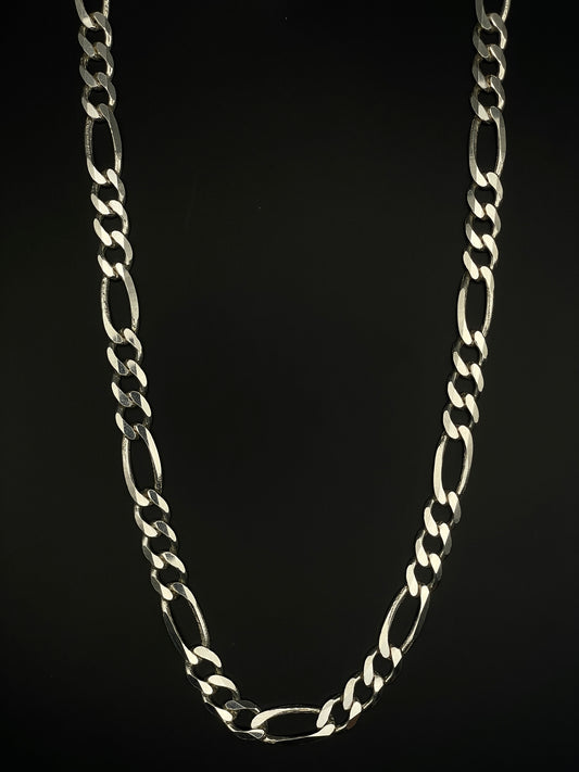 Sterling Silver Figaro Chain