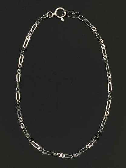 Sterling Silver Figaro Bracelet
